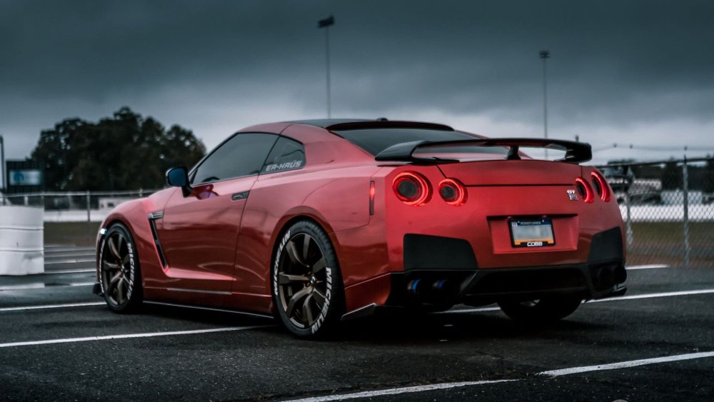 Nissan GTR матовый 4k