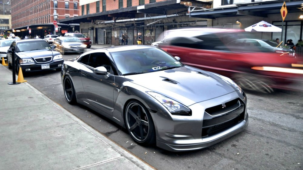 Nissan GTR 35 4k ночь