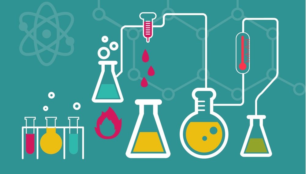 Фон для презентации химия