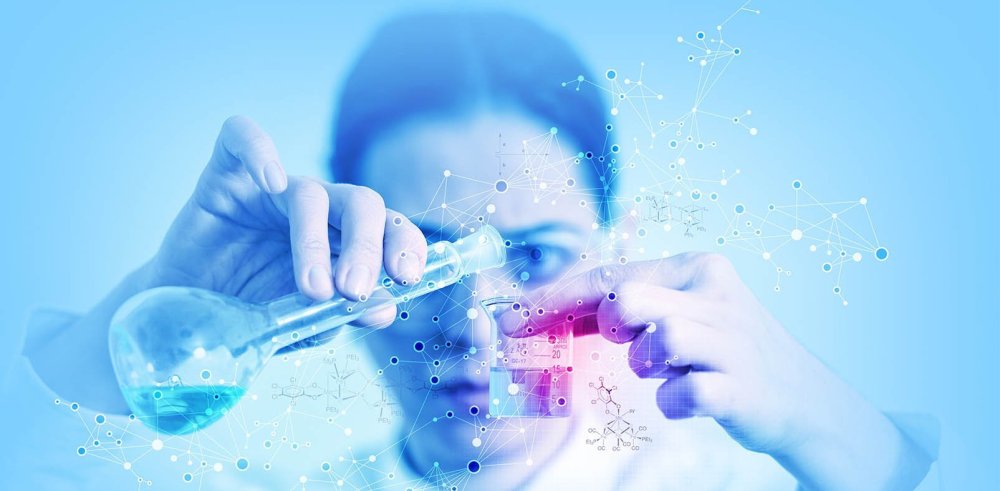 Фон для презентации по химии