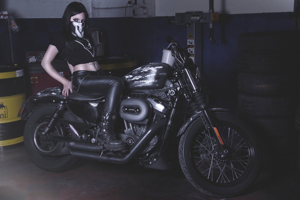 Харлей Дэвидсон чоппер