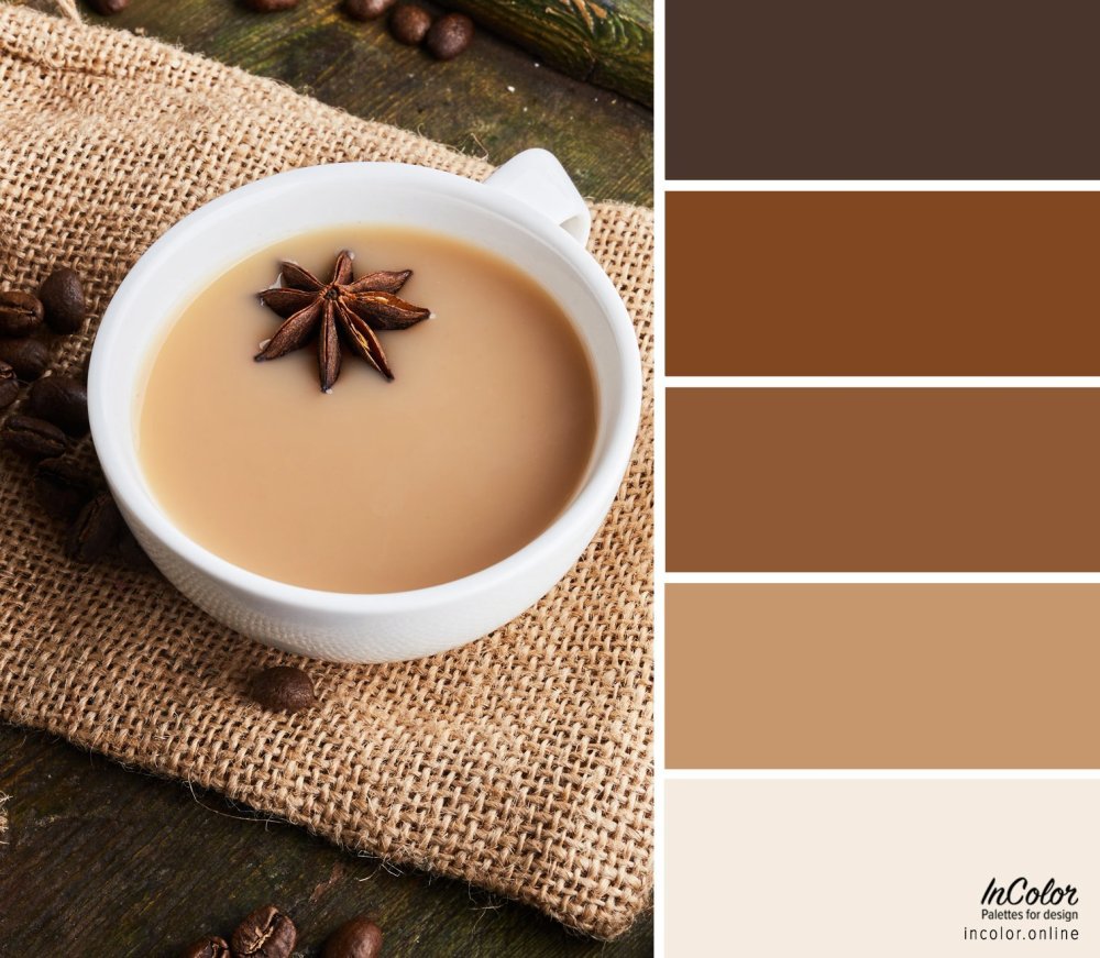 Коричневая палитра