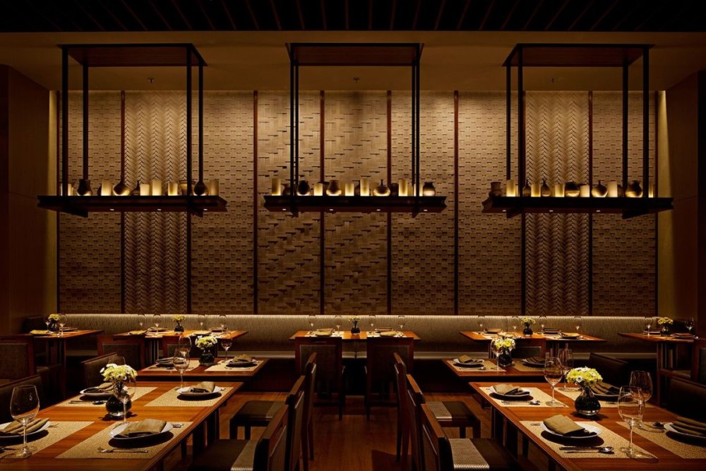 Освещение в интерьере ресторана