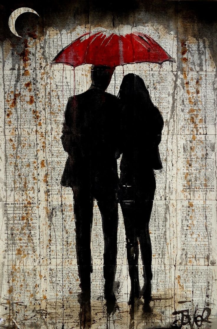 Поцелуй под дождем