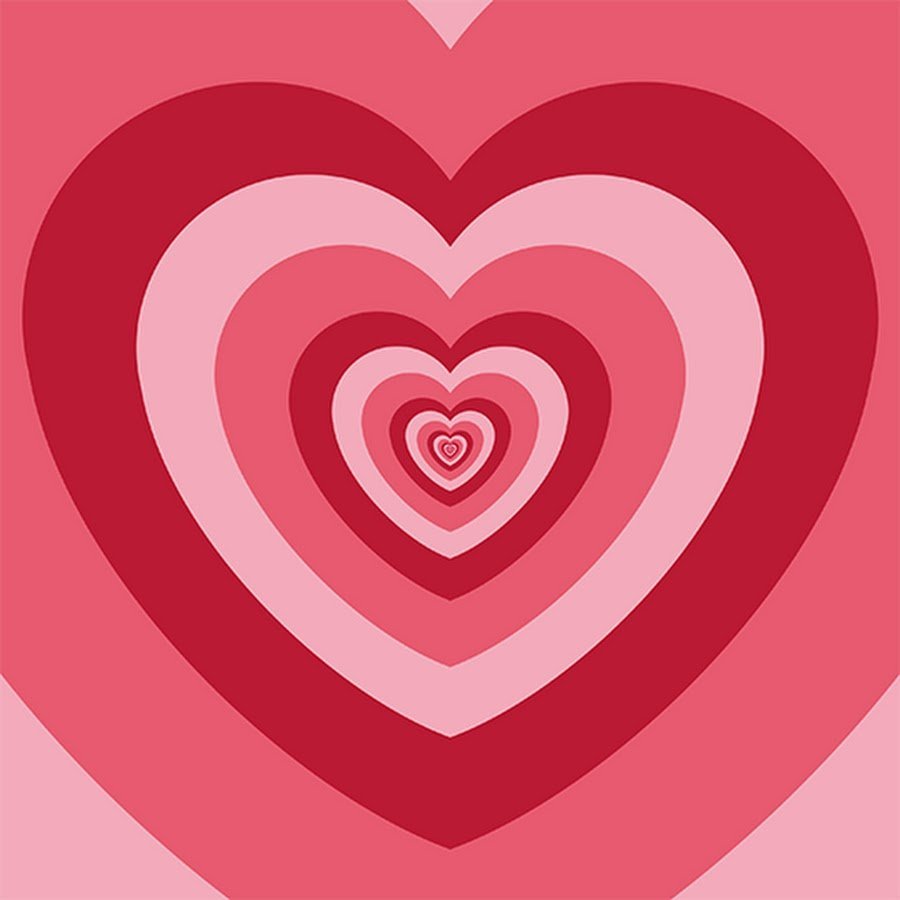 Розовые сердечки