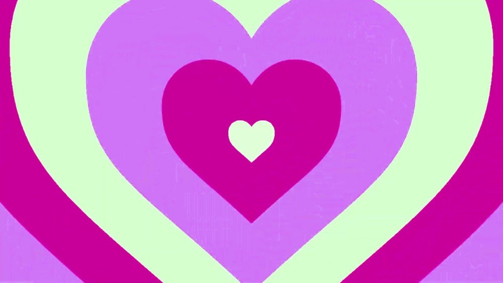 Сердечко на зеленом фоне