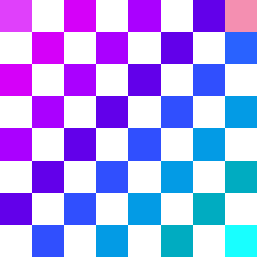 Розовая шахматная доска