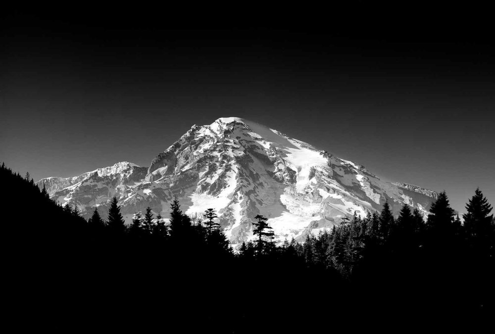 Обои горы темные