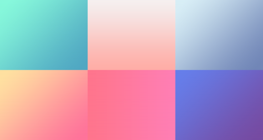 Цветовая палитра градиент