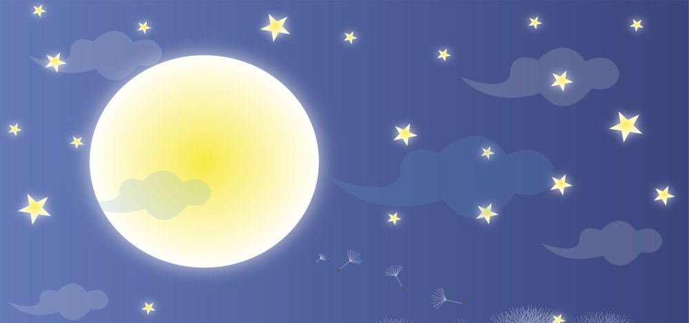 Звездное небо мультяшное