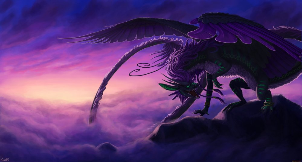 Красивый дракон