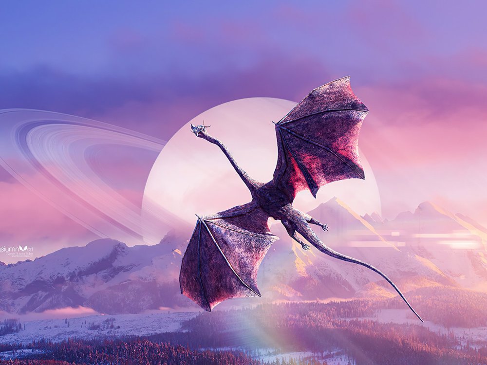 Обои на рабочий стол дракон