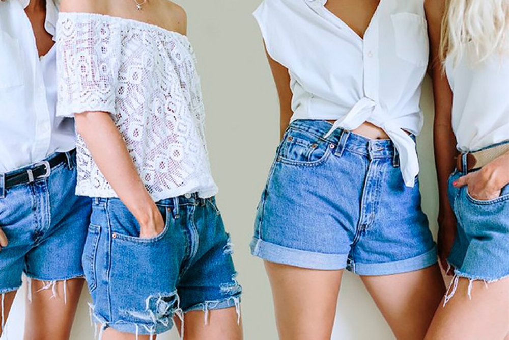 Шорты из джинс