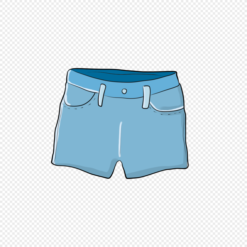 Детские шорты на прозрачном фоне
