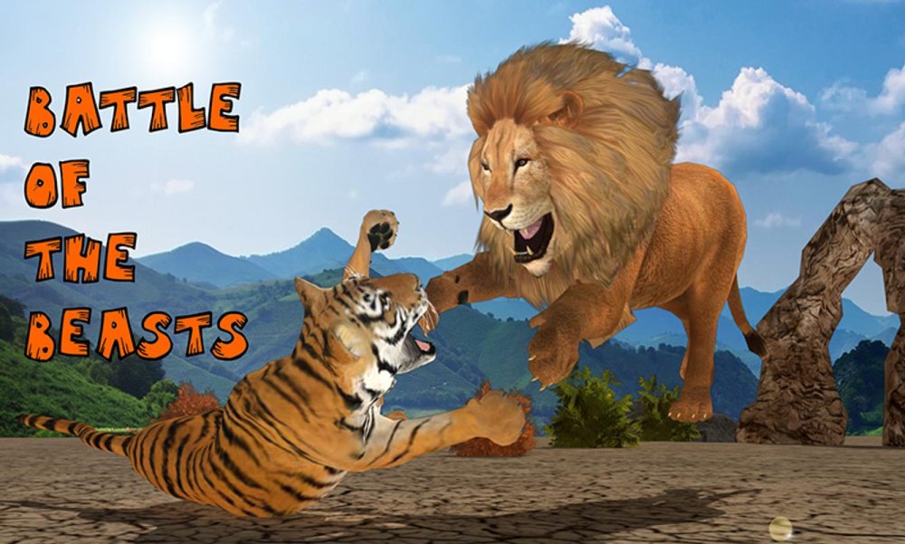 Survivalcraft Lion vs Tiger