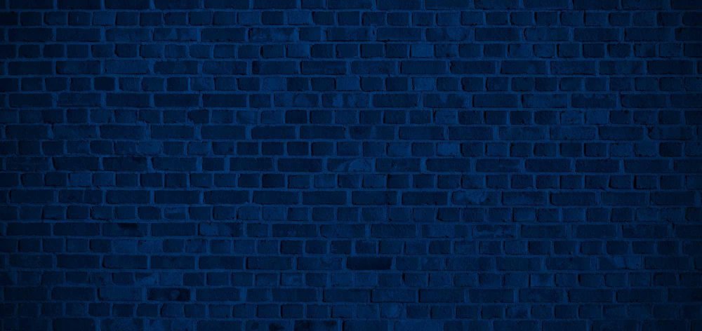Синяя кирпичная стена
