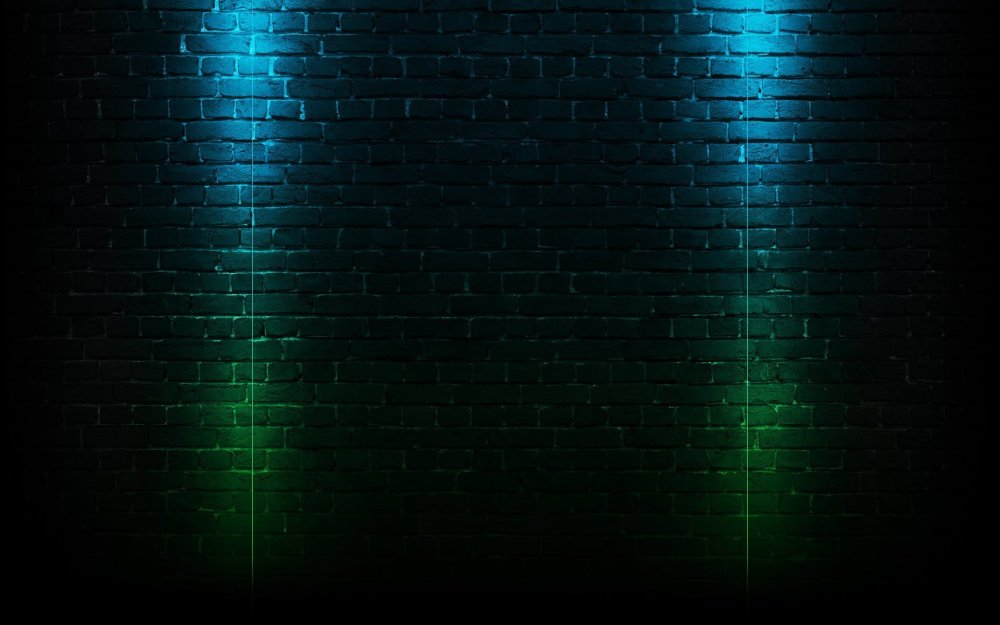 Неоновая стена