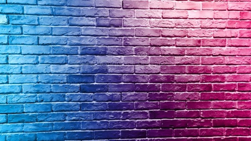 Кирпичная стена градиент