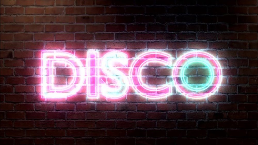 Обои красный неон