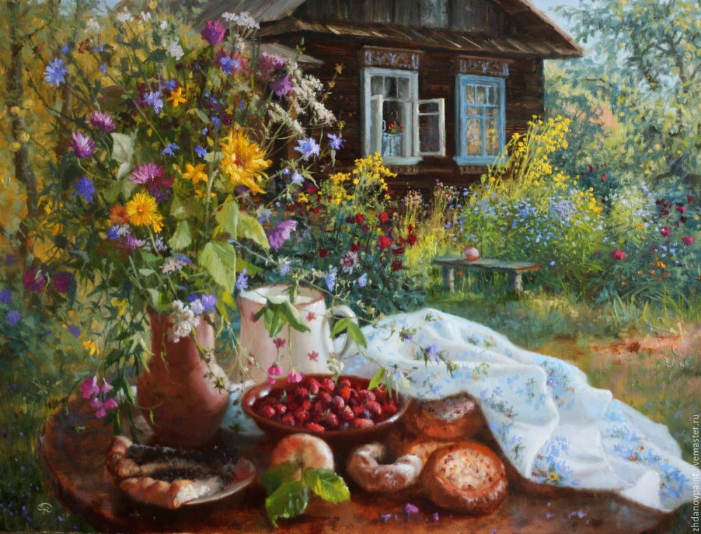 Художник Владимир Жданов август