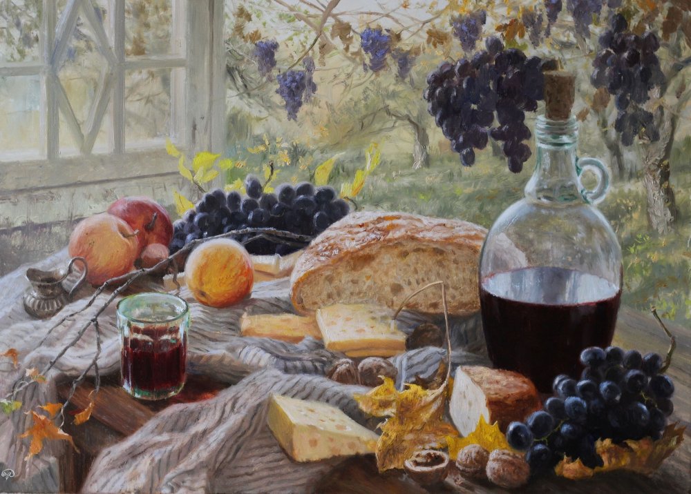 Владимир Жданов картины натюрморт