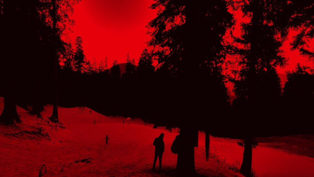 Красные обои Эстетика