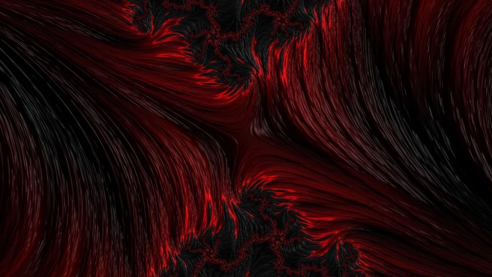 Красно черная абстракция