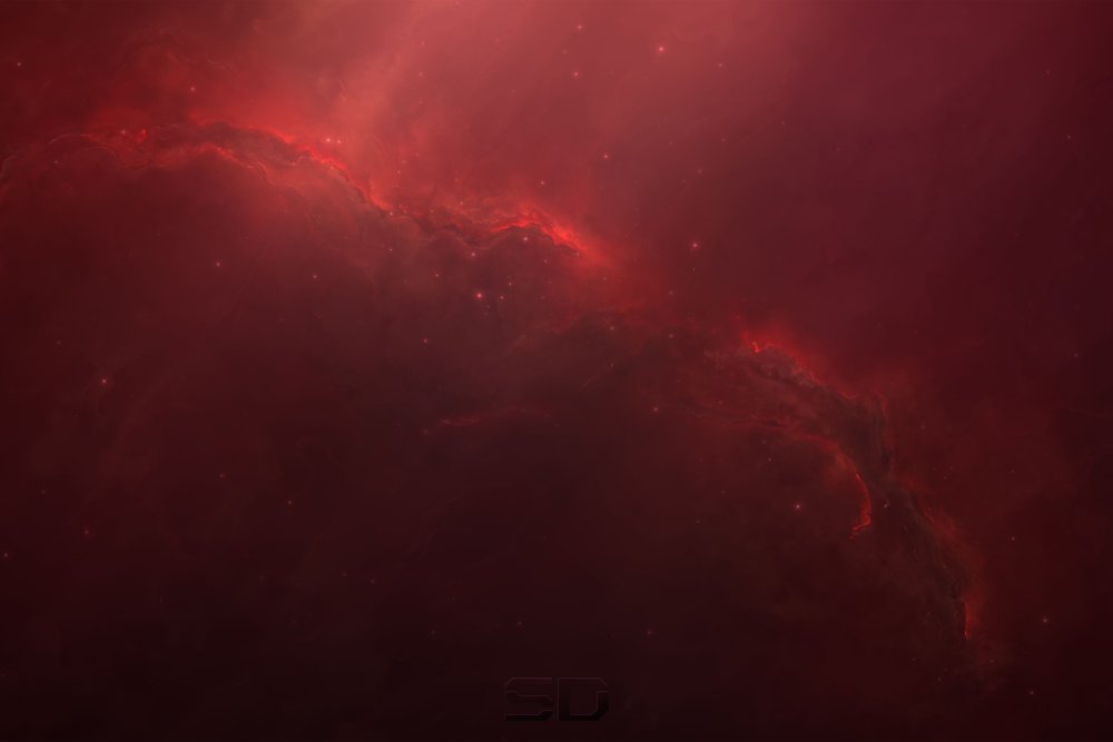Темно красный космос