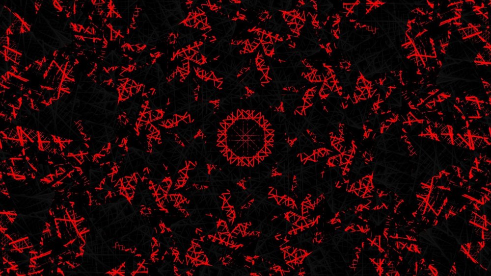 Красные обои на ПК