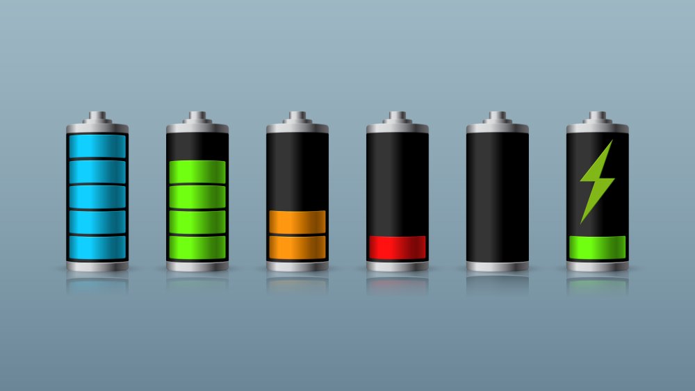 Состояние заряда батарейки