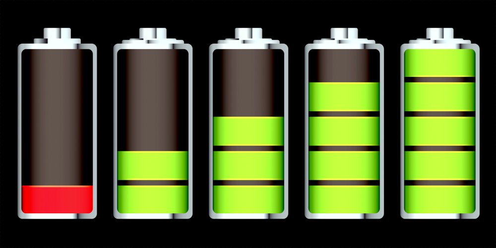 Батарея заряжается