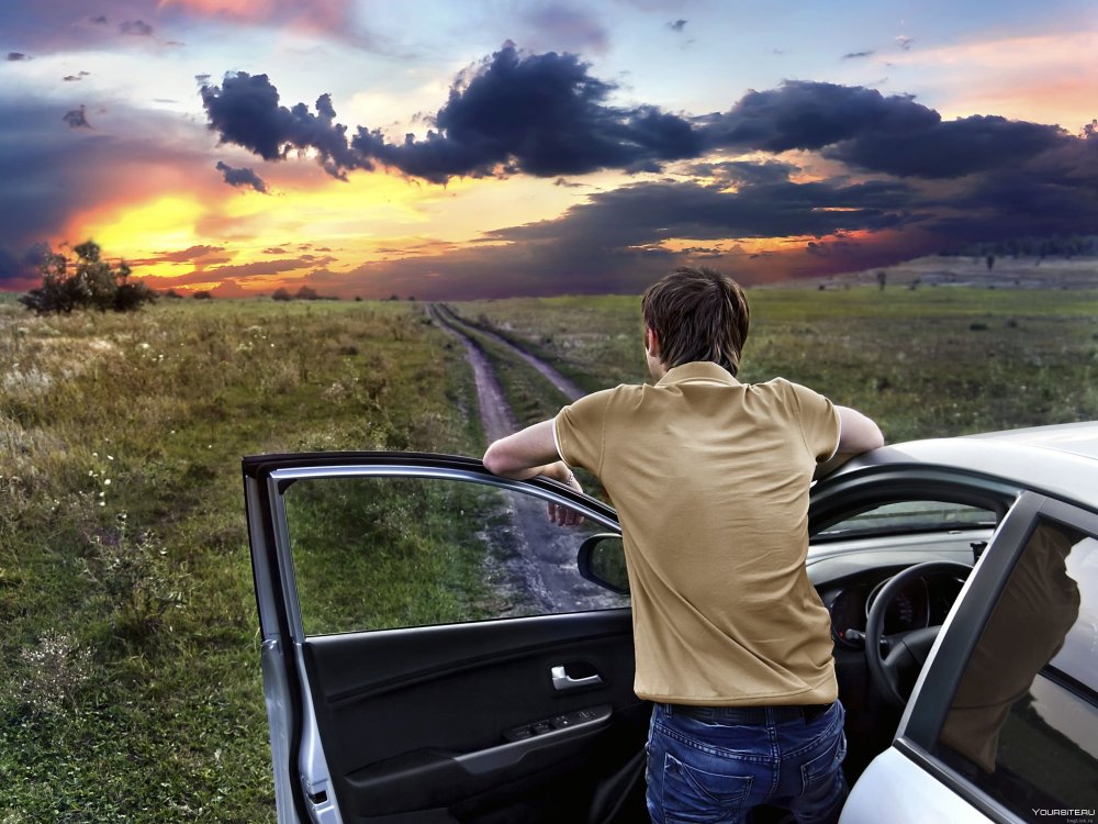 BMW 7 g11 ночью