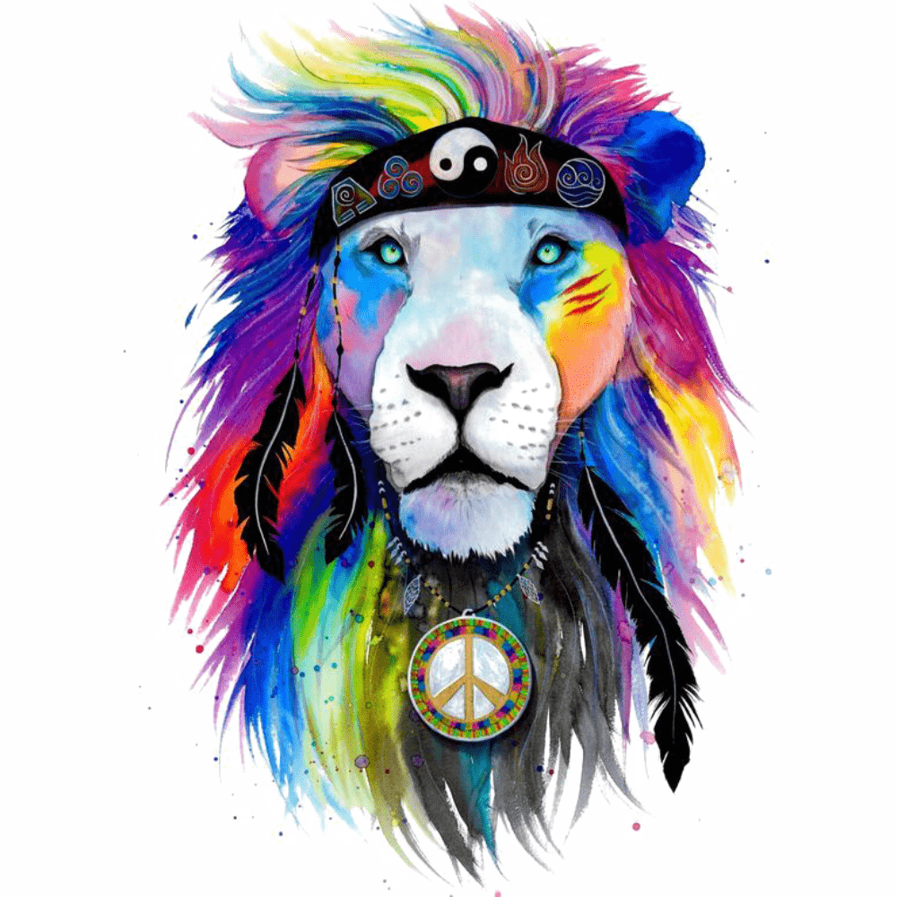 Лев хиппи