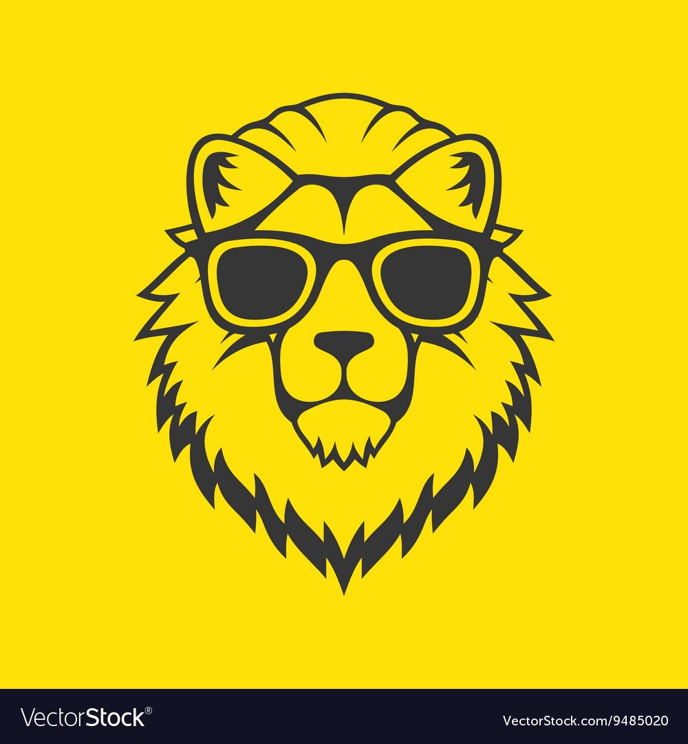 Лев в солнцезащитных очках