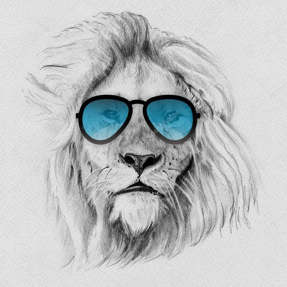 Лев абстракция