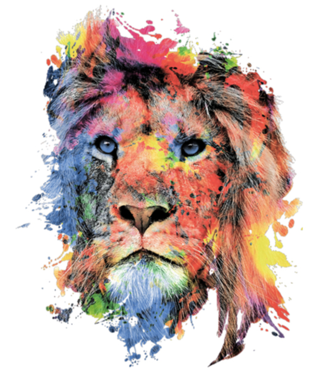 Современный Лев-хипстер