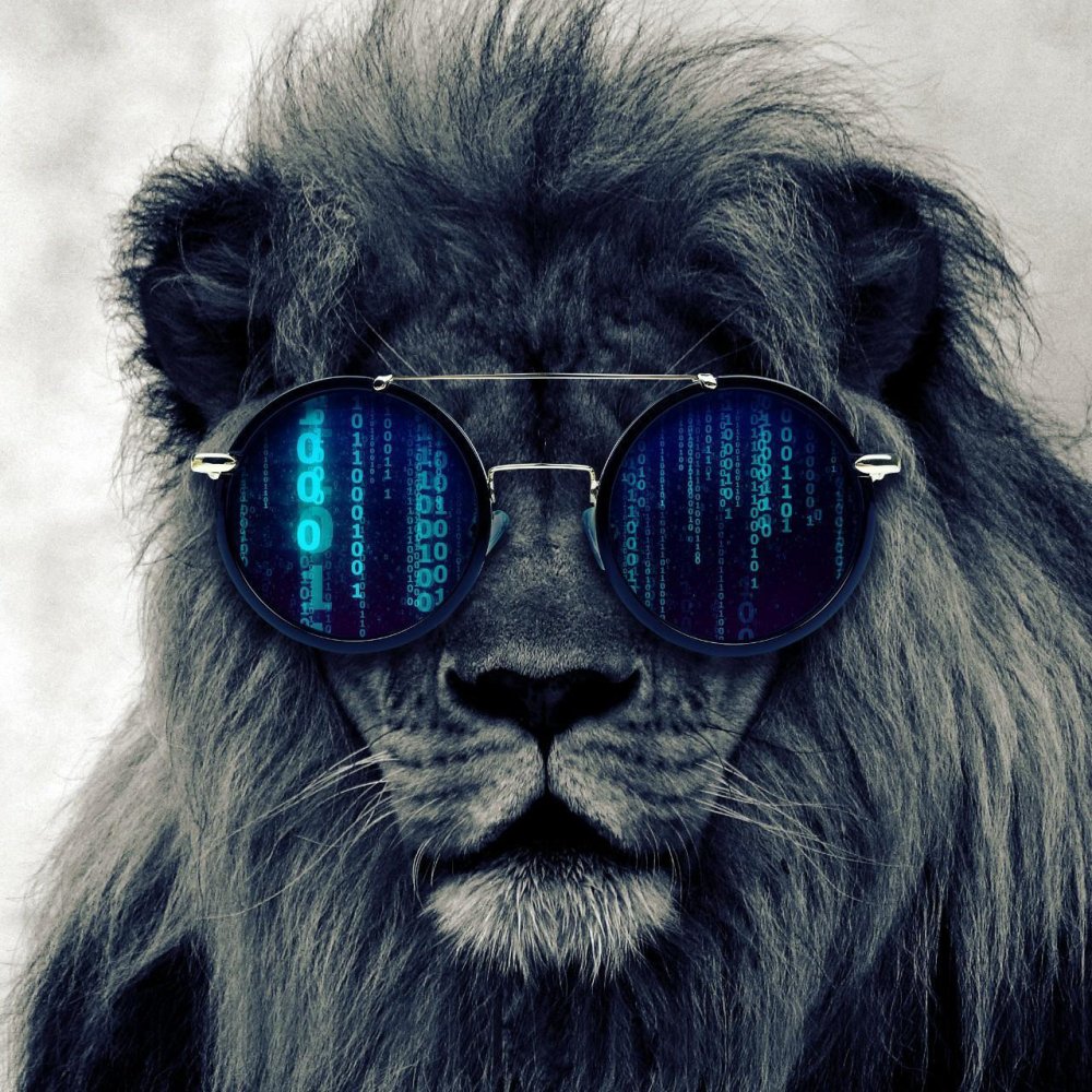 Лев абстракция