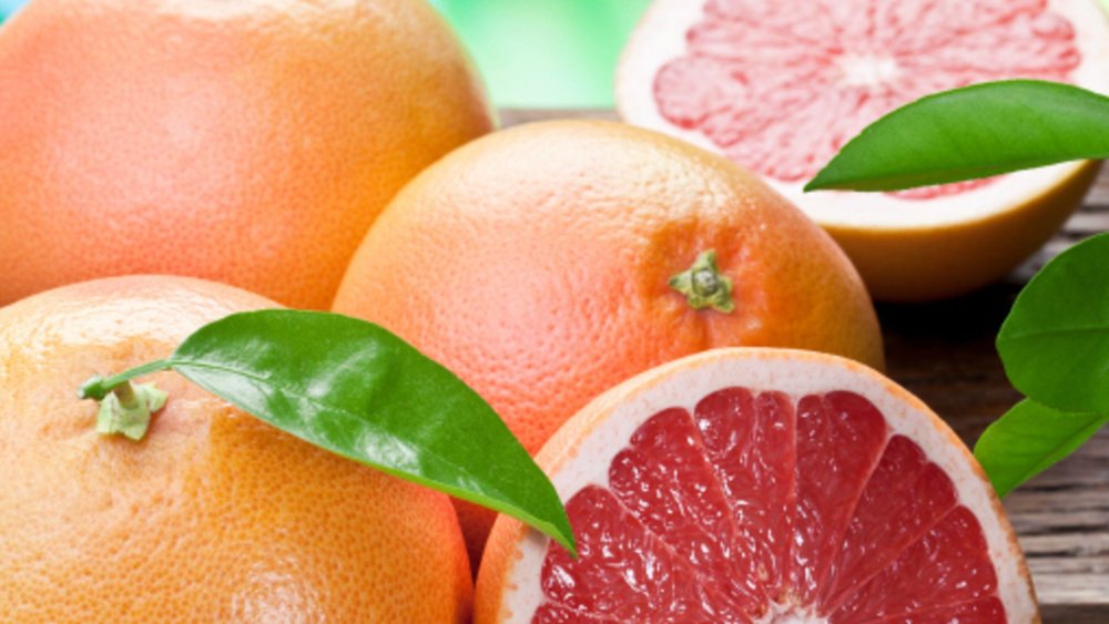 Помело фрукт в разрезе
