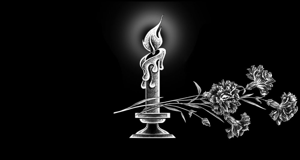 Фон свеча памяти