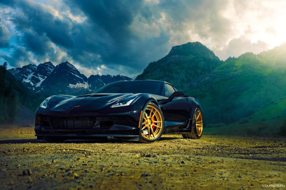 Chevrolet Corvette z06 природа