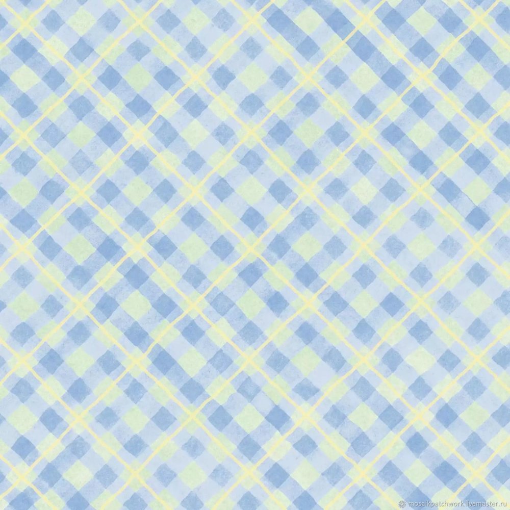 Голубой фон в клетку
