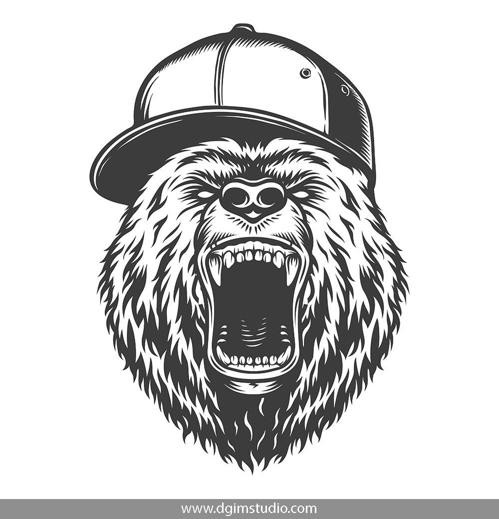 Медведь в кепке