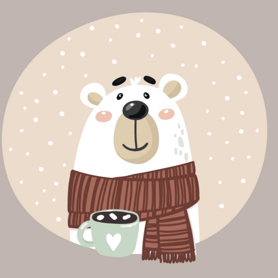 Крутой медведь в очках