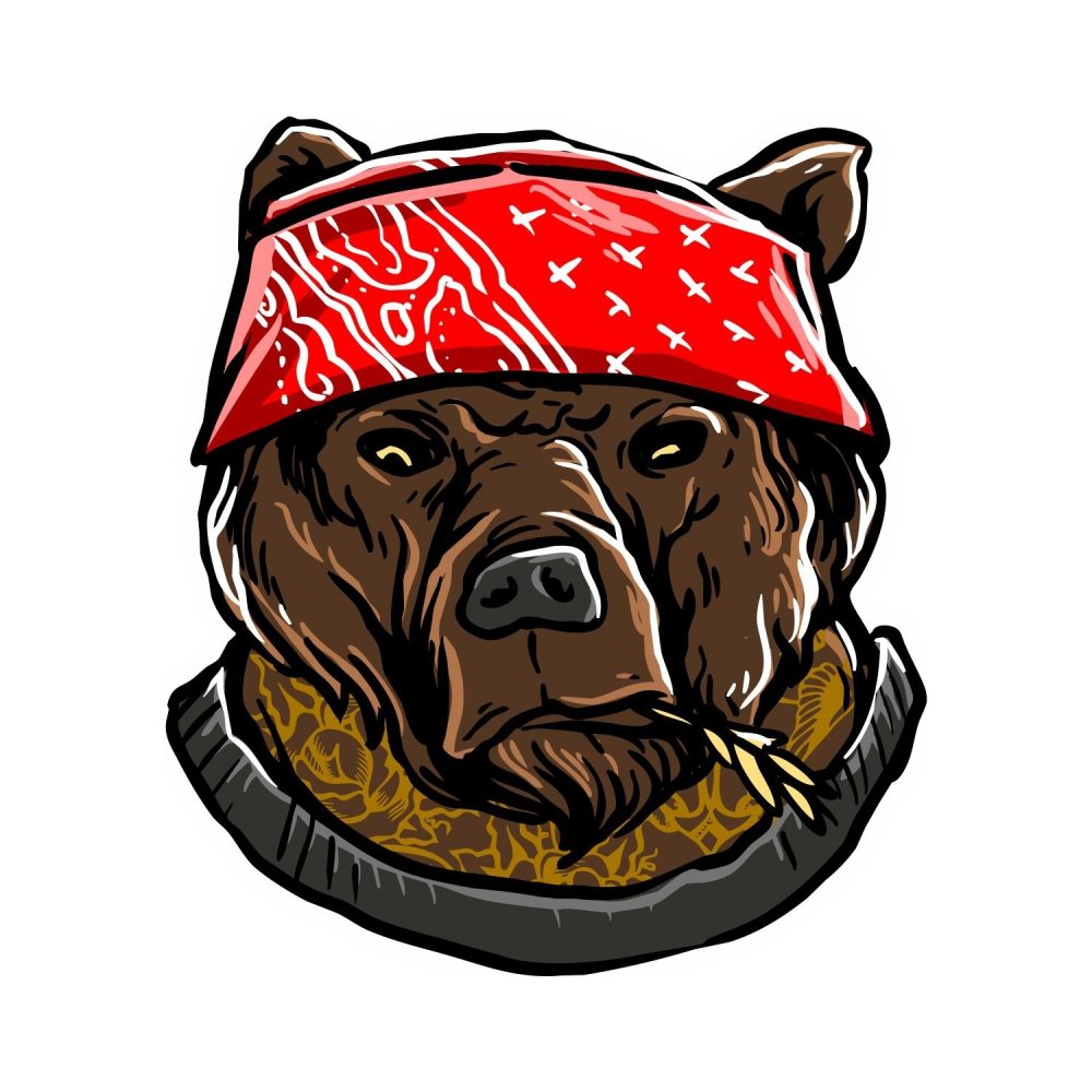 Медведь в фуражке