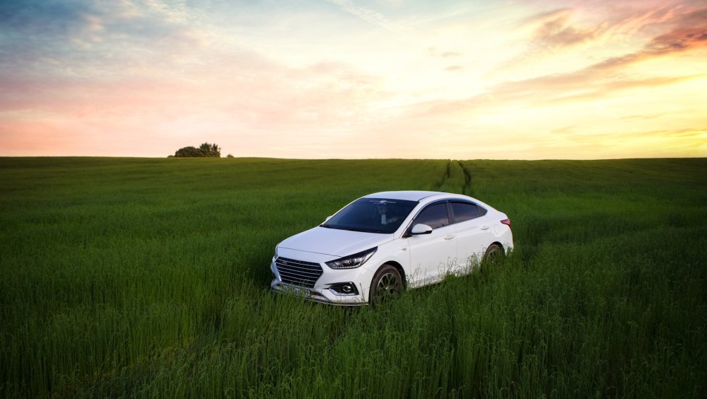 Hyundai Solaris 2 на природе