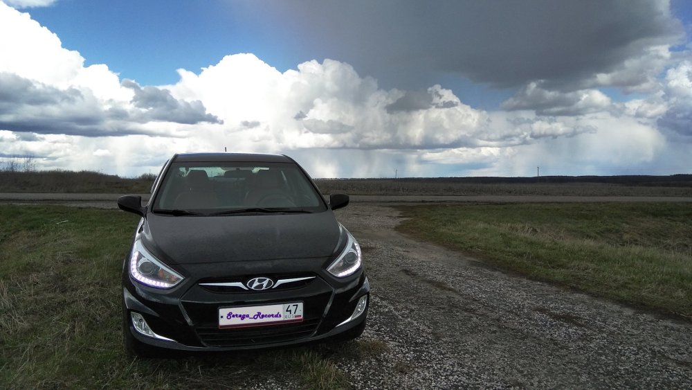 Хендай Солярис 2014 года черный