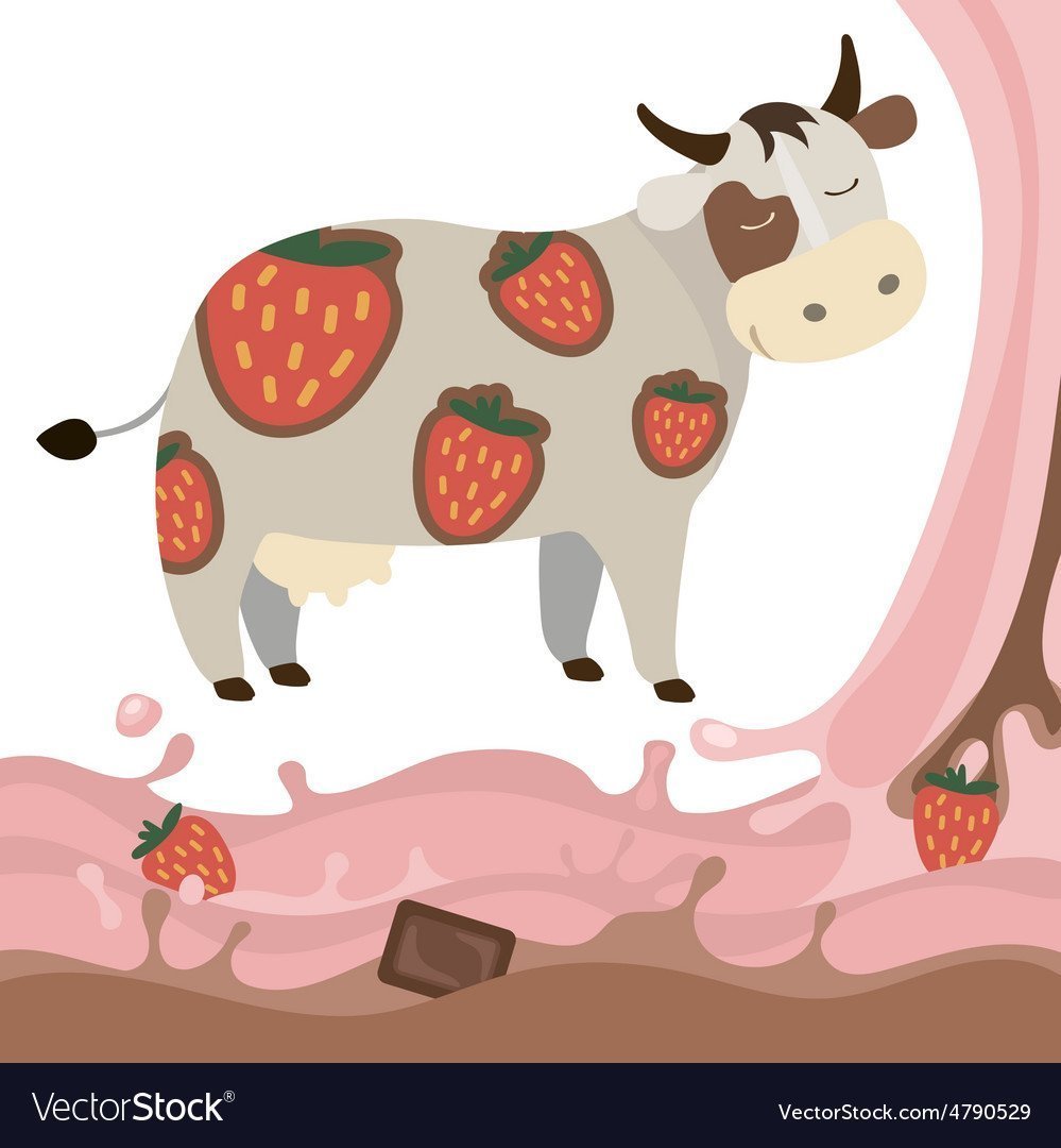 Клубничная корова