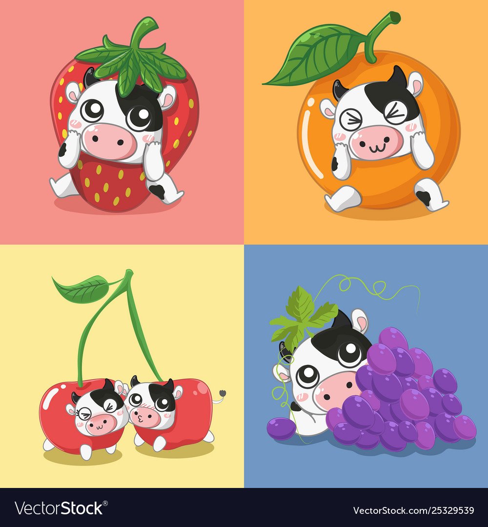 Розовые пятна коровы