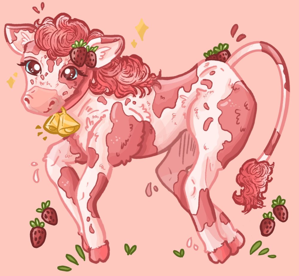 Клубничная корова