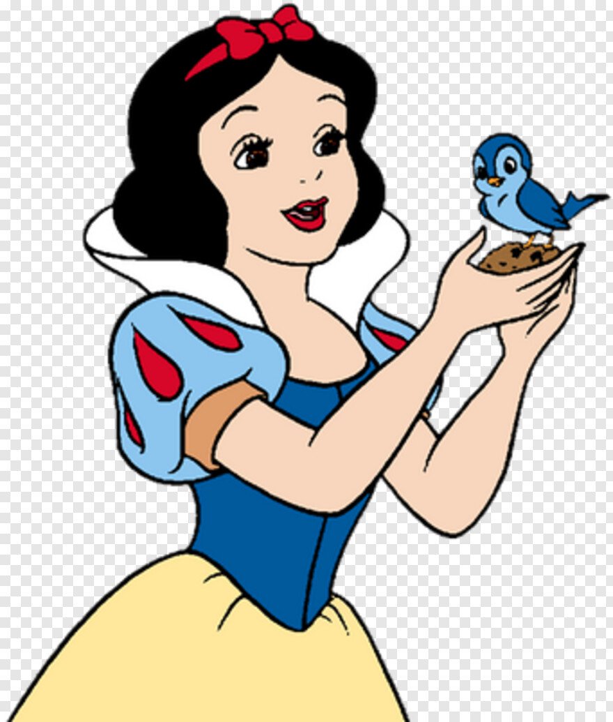 Белоснежка с птицами